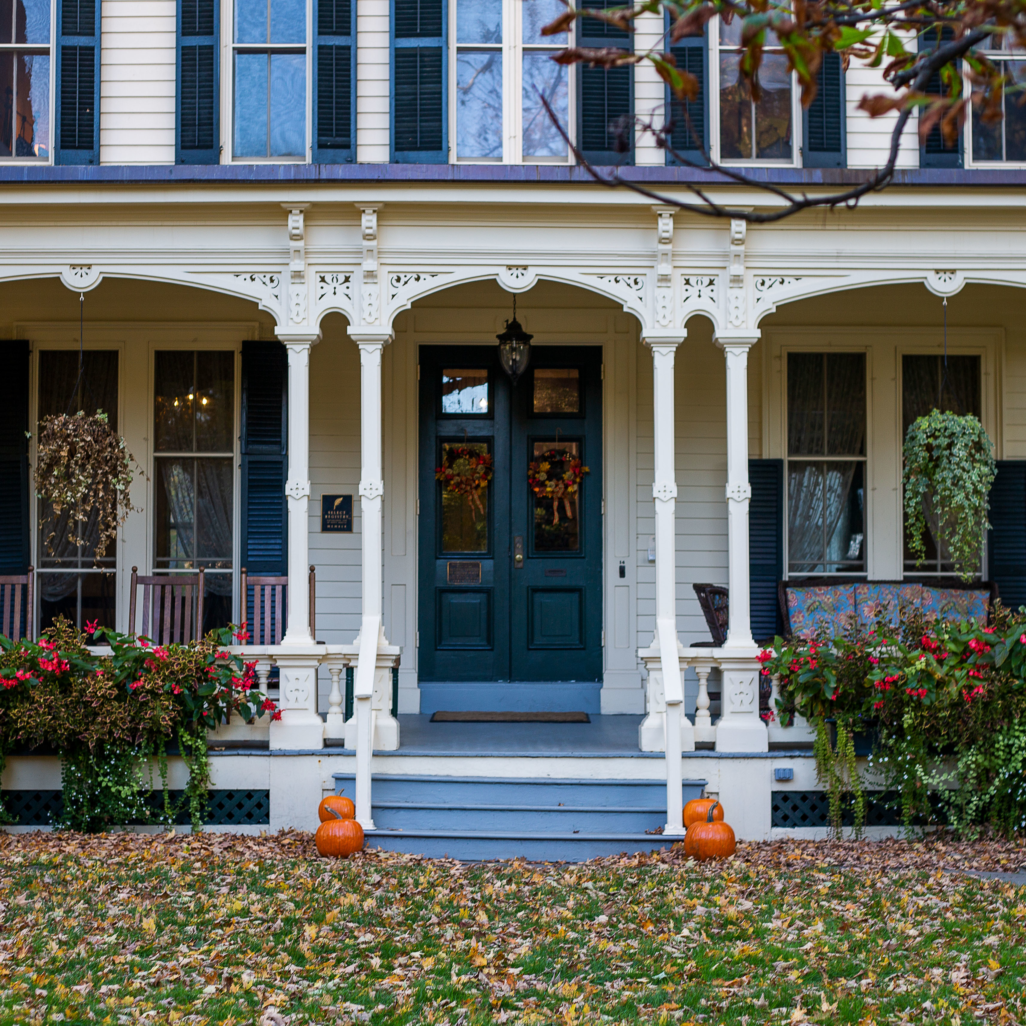 front of the inn