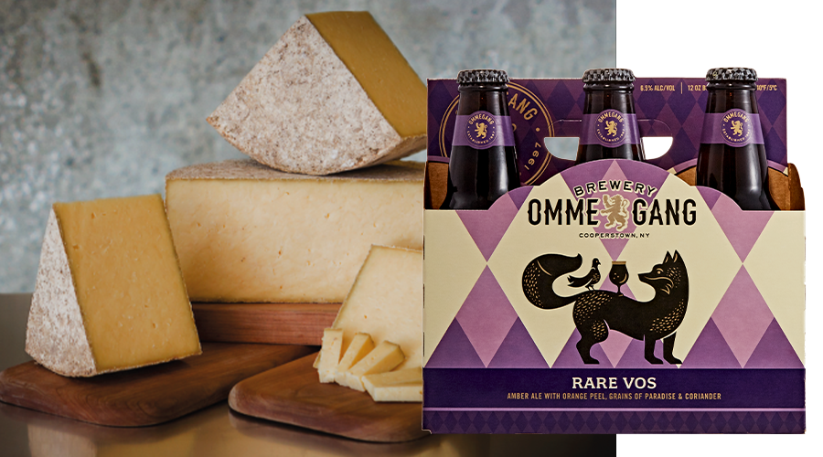 Ommegang Rare Vos Cheese Pairing