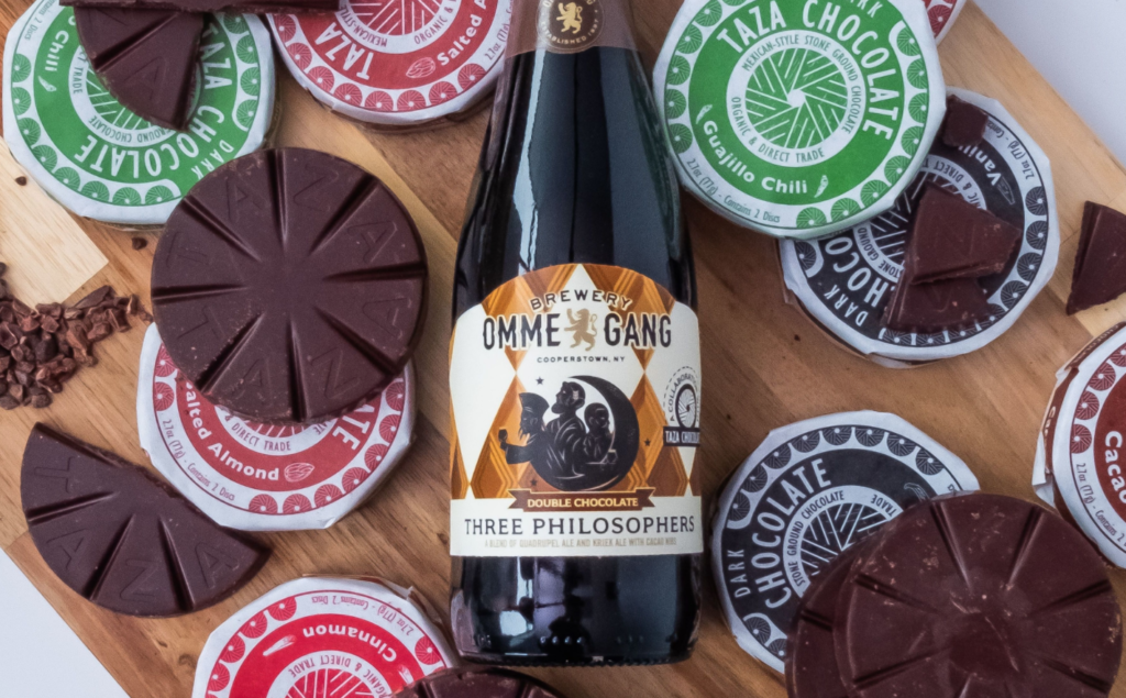 Three Philosophers Double Chocolate and Taza chocolate