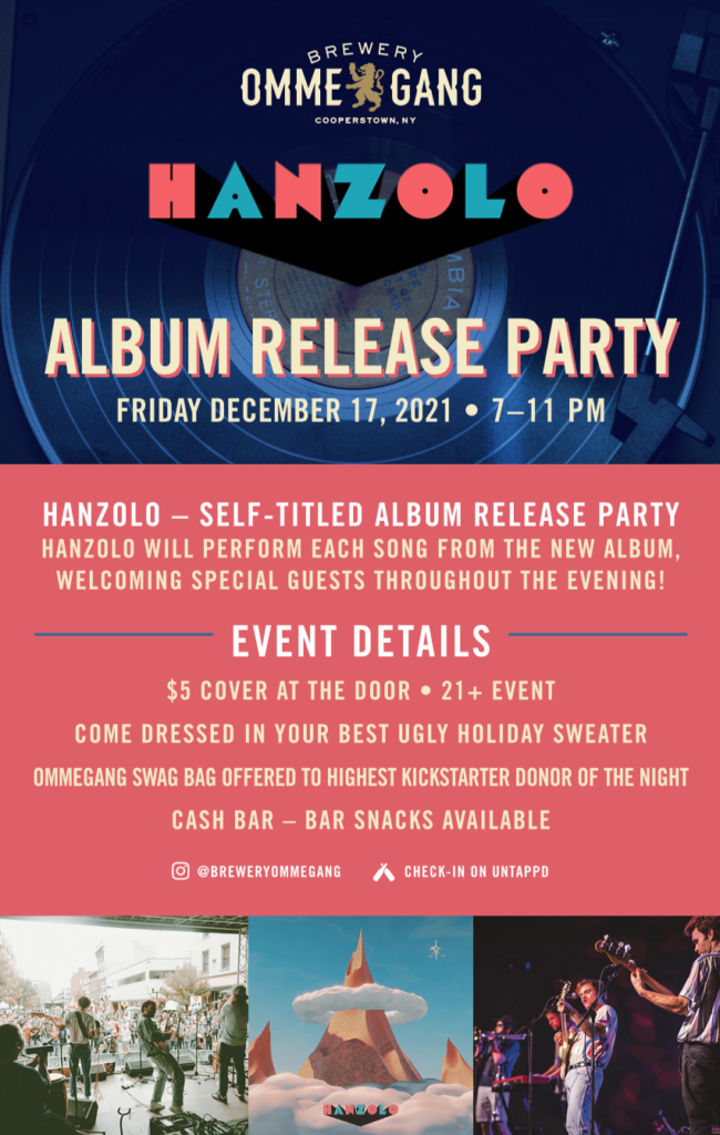 Hanzolo Album Release Party Poster 
