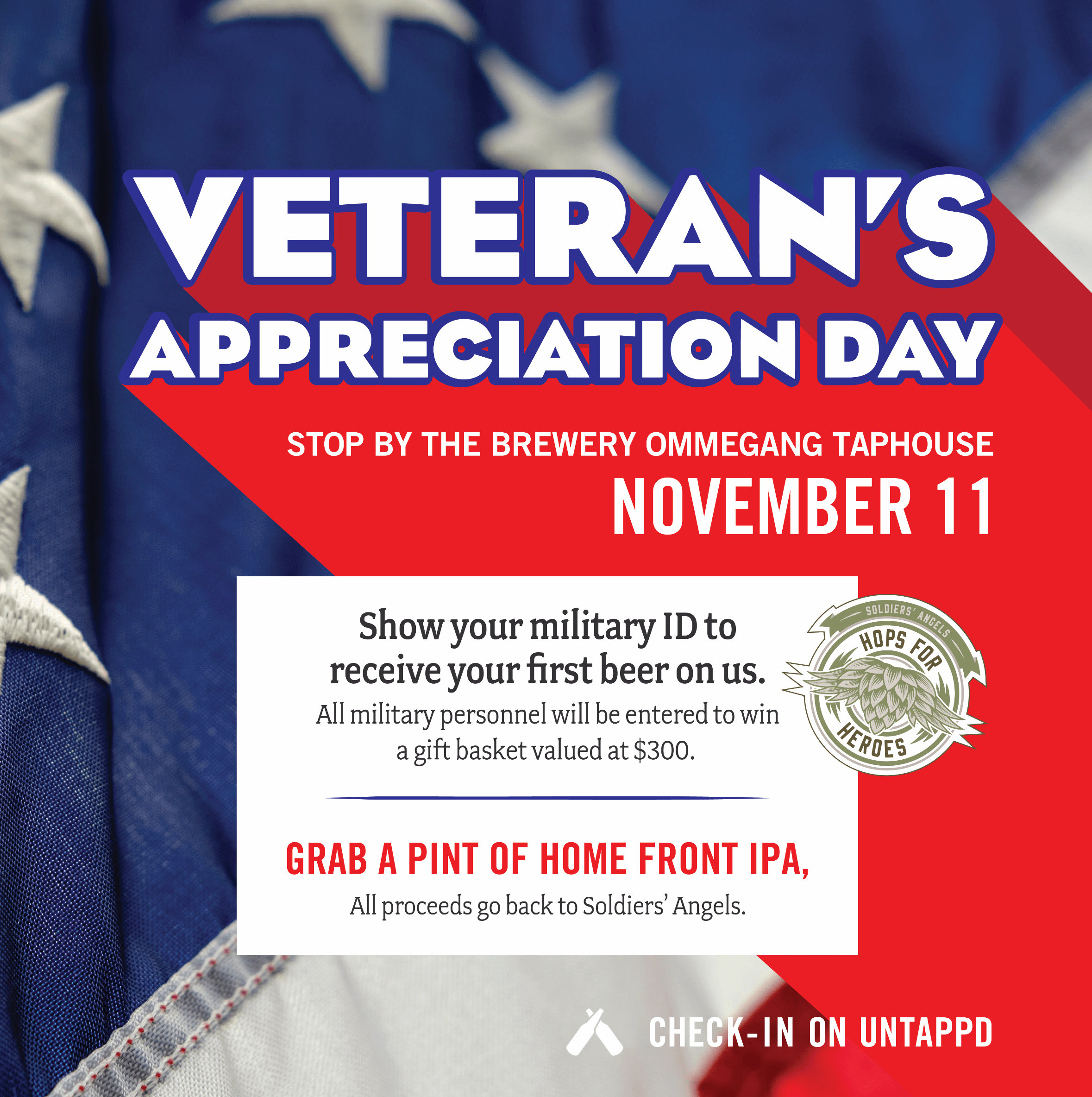 Hops for Heroes Event