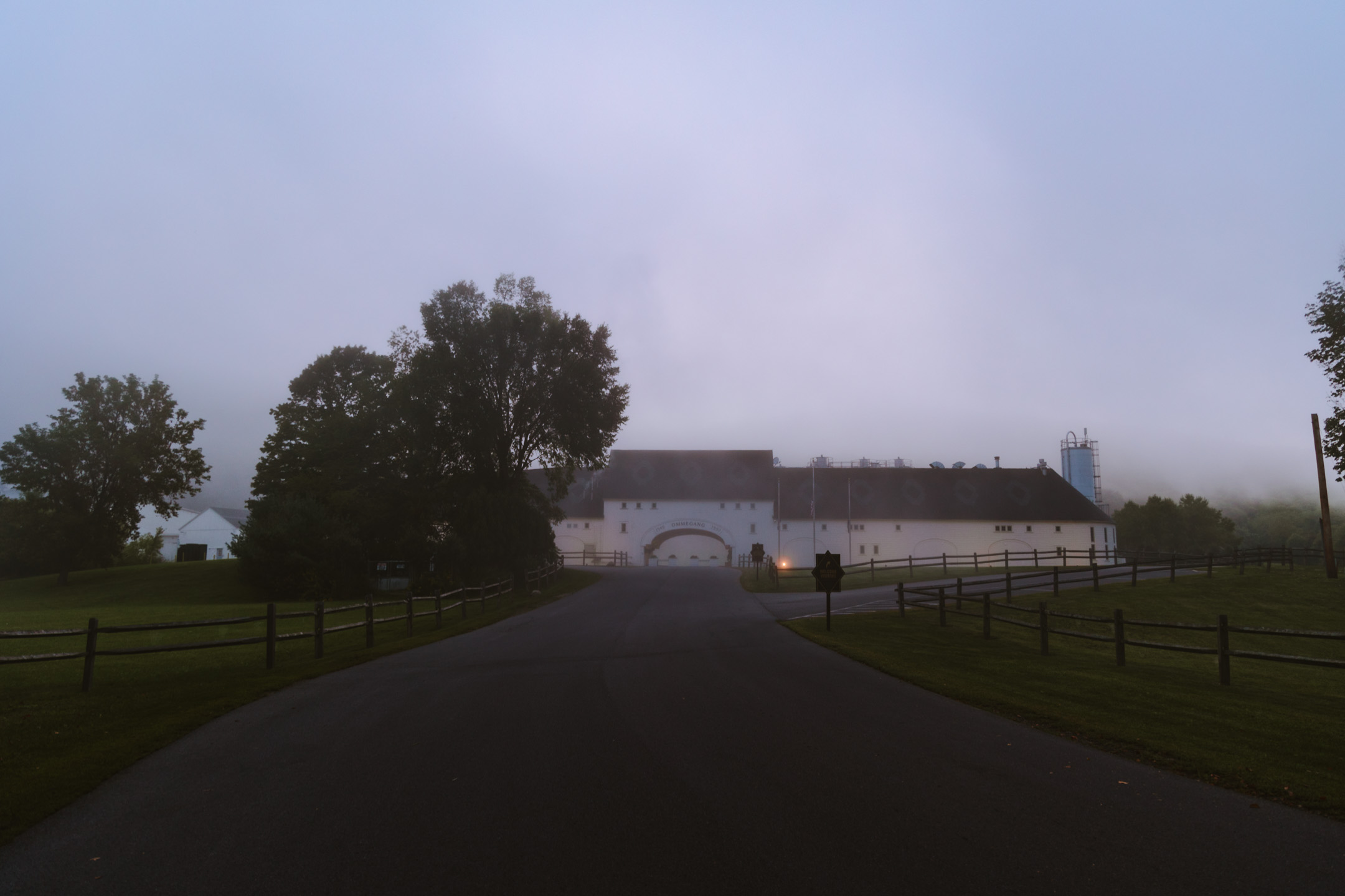 Brewery Ommegang in the Fog