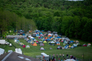 camping at ommegang