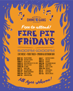 2026 Fire Pit Friday Line Up